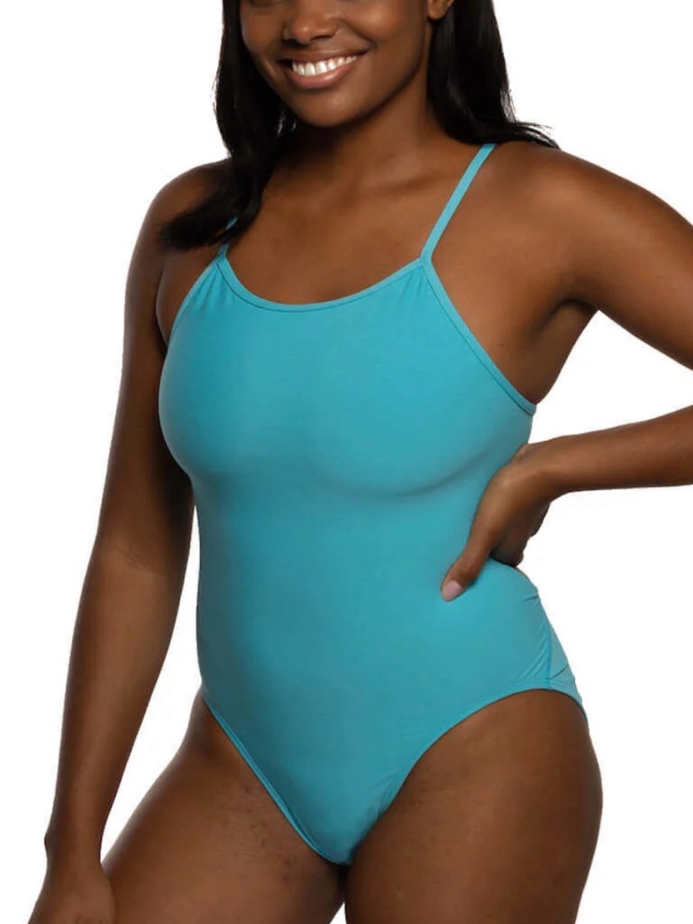 JOLYN Devon One Piece Swimsuit Hawaii Blue Size 40 – New Without Tags
